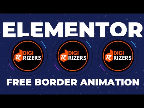 Elementor Border Animation | WordPress Elementor Pro Tutorial | Elementor Flexbox Tricks