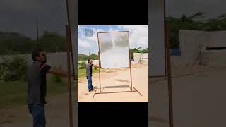 big magnifying glass experiment done by @MRINDIANHACKER|@CrazyXYZ #shorts #short #viral