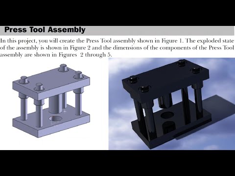 Press Tool  Part Modeling and Assembly CATIA Software
