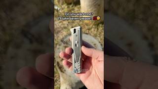 World's Most DANGEROUS Knife Ever?! 💯🤯 Reate EXO-M Gravity Knife #shorts