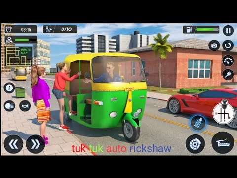 auto rickshaw video, Game offline tuk tuk auto rickshaw, Gameplay