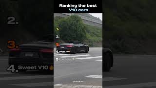 Ranking the best V10 cars#shorts #cars #fastcars #v10