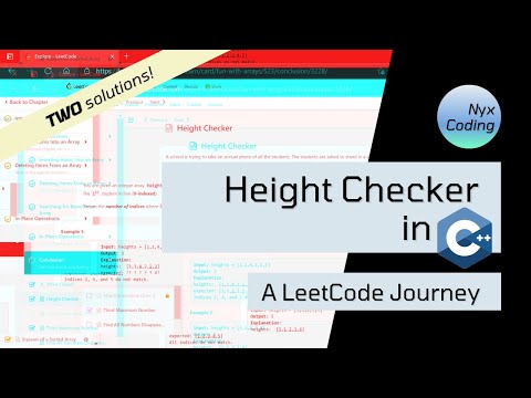 Height Checker in C++ - A LeetCode Journey