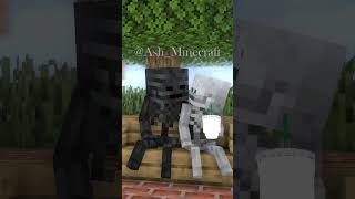 【Minecraft Animation】Wither skeleton horny for Skeleton #Shorts 【マイクラアニメ】