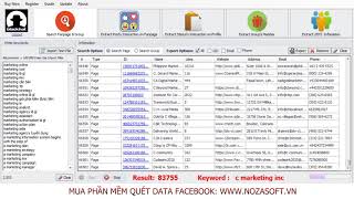 phần mềm quét email facebook