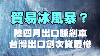 貿易冰風暴？陸四月出口踩剎車 台灣出口創次貸最慘 20230509《楊世光在金錢爆》第3096集