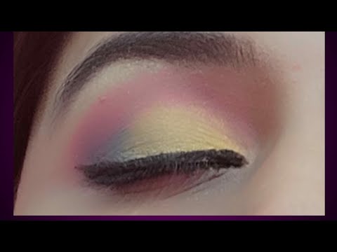 colourfull eye look |the pretty girl