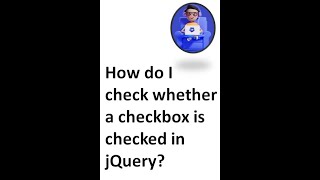 How do I check whether a checkbox is checked in jQuery? | jQuery interview questions