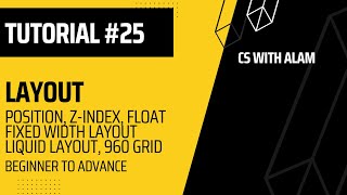 Designing with CSS: Mastering Web Layouts | Web Development Tutorial #25
