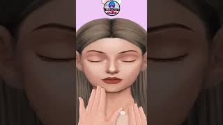 asmr animation makeup  #asmr #brainasmr #asmrskincare #shorts #makeup #treatment #asmrhaircare