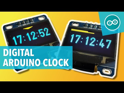 ARDUINO CLOCK OLED DISPLAY AND ANIMATION - Arduino project