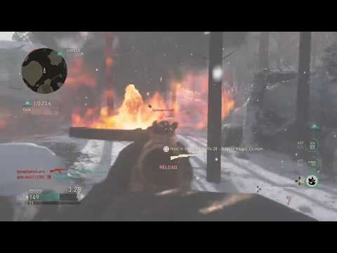 Call of Duty®: WWII Crazy Type 100 Hardpoint Gameplay on Ardennes Forest