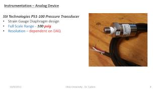 Introduction to Analog Transducers and Instrumentation