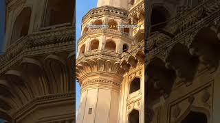 "Charminar ✨... Ek nazar, hazaar jazbaat! 🕌❤️#HyderabadVibes"#viralvideo#viralshorts#nikki#hyderabad