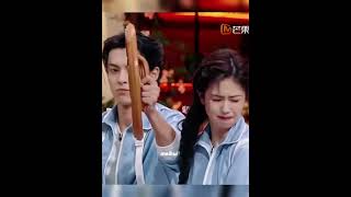 Never ending water fights between Bai lu & Qin xiaoxian 🤣🤣#bailu#hellosaturday #victorqin#dylanwang