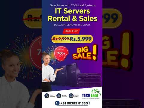 IT Server Rental & Sales Starts at Rs. 5999, Get upto 70% off