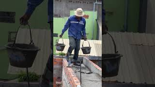 Concrete Column Construction Process | Traditional Timber Formwork | Reinforcement