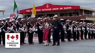 Carney takes stage to herald beginning of Stampede