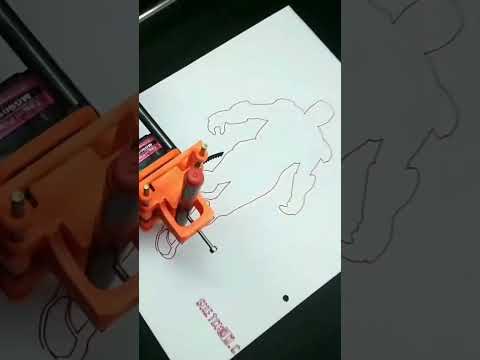 Drawing Robot | Homework machine | CNC 2D PLOTTER | Homework writing machine for students #shorts