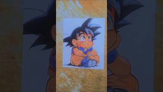 I PARTICIPATE ON@GBTart2007 ART COMPETITION.....😊#anime #artcompition #goku #shorts