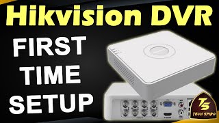 Hikvision DVR First Time Setup // DVR First Time Setup // DVR Setup // Hikvision DVR Setup // DVR