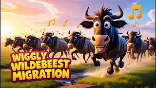 Wiggly Wildebeest - Wildebeest Embark On An INCREDIBLE Journey Across Africa's Savannas