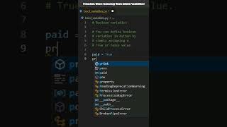 How to: Boolean variables in Python