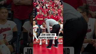 The Nebraska volleyball duo we didn’t know we needed 🥹 #shorts #nebraska #huskers #ncaavolleyball