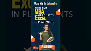 Shining Stars: Usha Martin University's MBA 2023-24 Graduates Excel in Placements #MBAAdmission2024