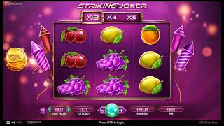 Demo gameplay of Striking Joker by GameArt