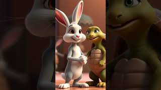 overconfident rabbits wake up call vertical #animals #lion #funny #memesai #abundance #pand