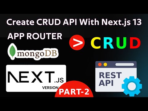 Create A Simple Rest API With Next.js with MongoDB | Create an API inside Nextjs with MongoDB PART-2