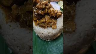 Bagara rice with chicken curry🤤#shorts#trending#chicken#chickencurry#bagararice#telugu#food#ytshorts