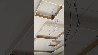 how to install false ceiling fan design #shorts