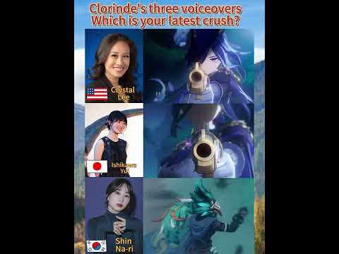 "Clorinde's three voiceoversWhich is your latest crush?"#duetnightabyss#genshin #genshinimpact