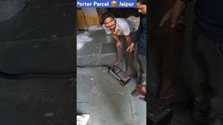 🤬 Porter Me Parcel 📦 Huaa Kharab || Porter Parcel Delivery Jaipur || Aj Ride Vlog