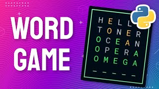 Build Wordle in Python • Word Game Python Project for Beginners