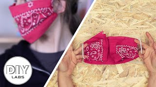EASY BANDANA MASK | Cloth Craft | Fast-n-Easy | DIY Labs