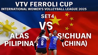 Alas Pilipinas vs Sichuan | Set 4 | VTV Ferroli Cup International Women's Volleyball League 2025