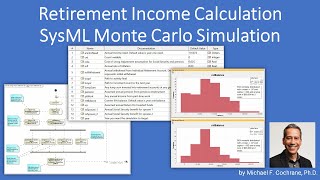 Retirement Income Model in SysML Monte Carlo Simulation