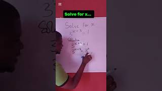 Solve for X...#tutorfavour #WAEC2025 #STEMforAll #teacherfavour #mathtutor #tutorphysics #mathsclass