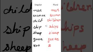 Singular Plural - English Grammar In Bangla📙📚 #shorts #insightfullearning #englishgrammar
