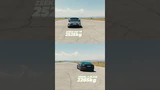 Tesla Model S Plaid vs Zeekr 001 FR | Are Chinese EVs Getting Faster? #shorts