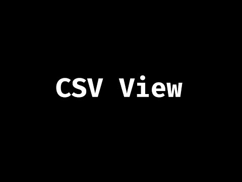 CSV file workflow in neovim