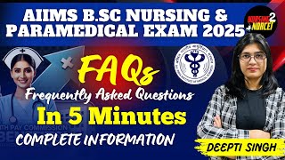 AIIMS BSc Nursing & Paramedical  2025 -Key Dates Target Marks, Seats, Prep Tips & Admission Process