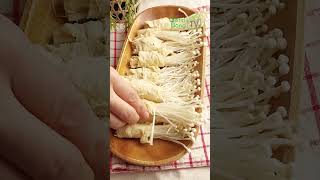 金針菇變成章魚！從來沒吃過！Enoki Mushroom Recipe《簡單快手料理系列ep41》 #shorts