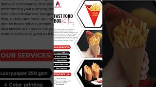 Fastfood Box Printing.#abuxss #box #printing #foryou #boxprinting