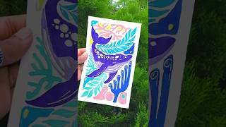 whale  drawing 🐋 #painting #art #trending #viral #artist #beautiful #drawing