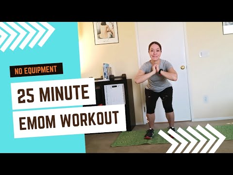 25 Minute Full Body Crusher/EMOM Style/ Bodyweight Home Workout