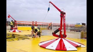 How to install the FreeFalcon Mobile Fall Protection System, and how to rescue a fallen worker.